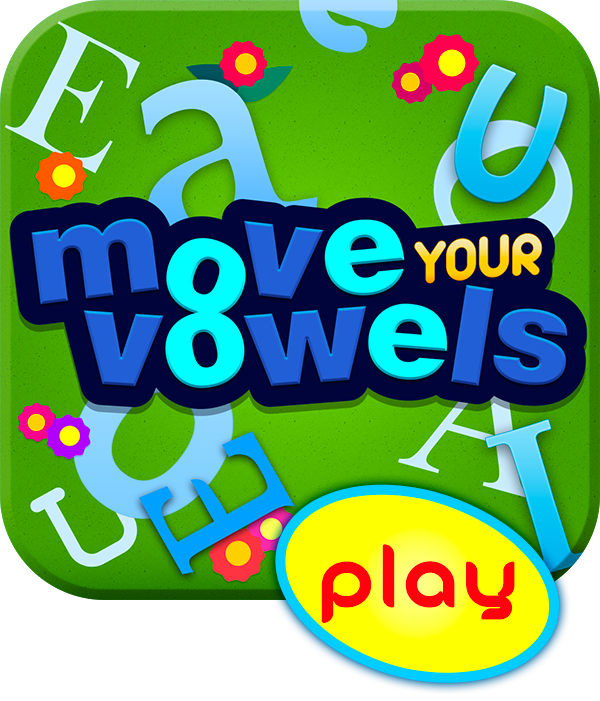 Move Your Vowels - Free mobile app with 20 preloaded mind-bending games.