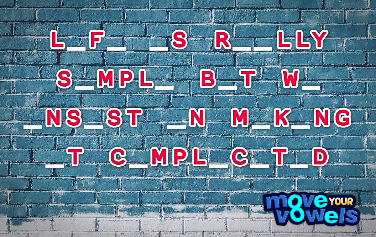 Move Your Vowels Mini