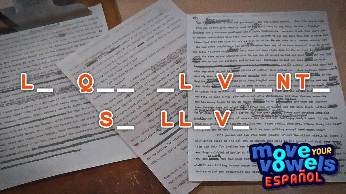 Move Your Vowels en Español