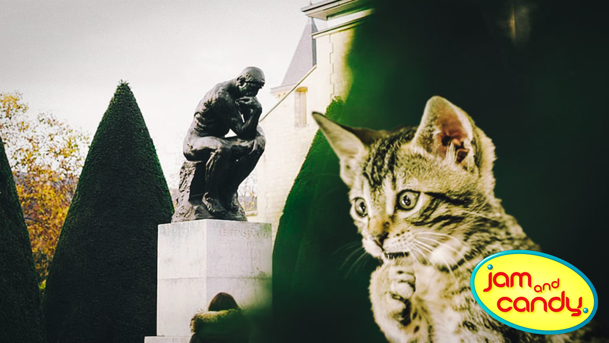 Le chat qui pense