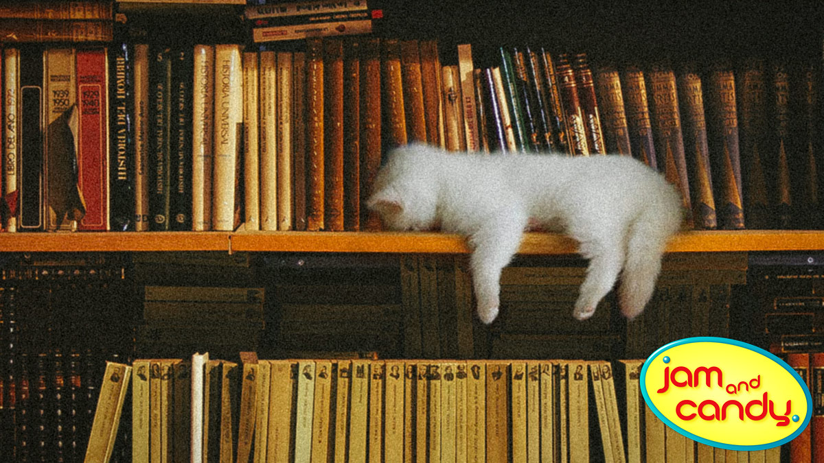 Life is better with cats and books (and coffee). #NationalLibraryWeek
