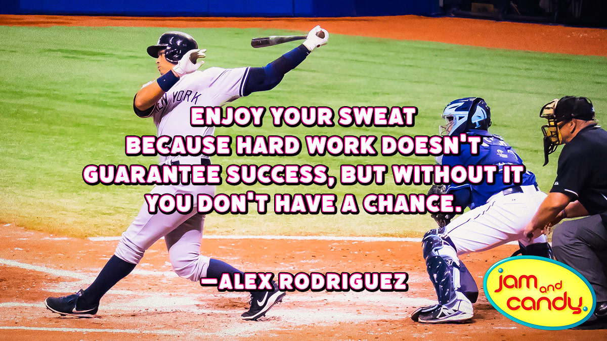 Sweat, every drop counts
