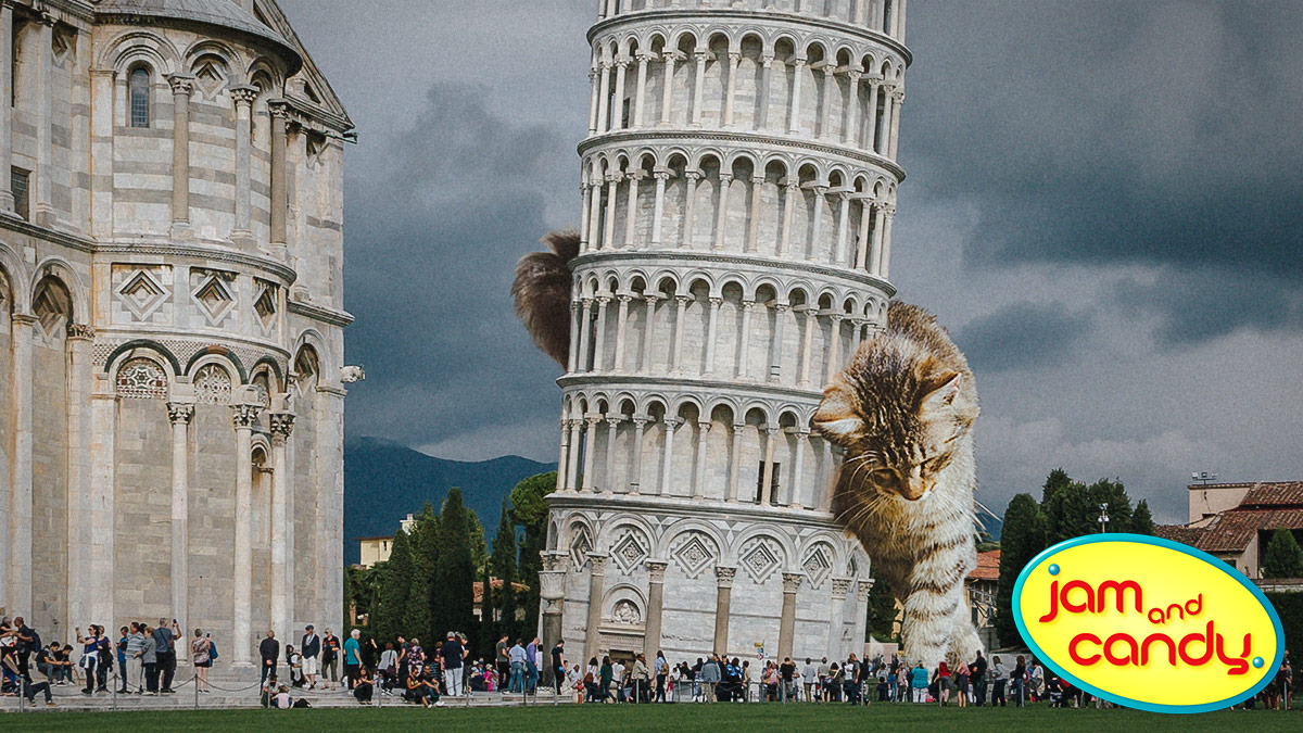 He's looking for a Pisa pizza.