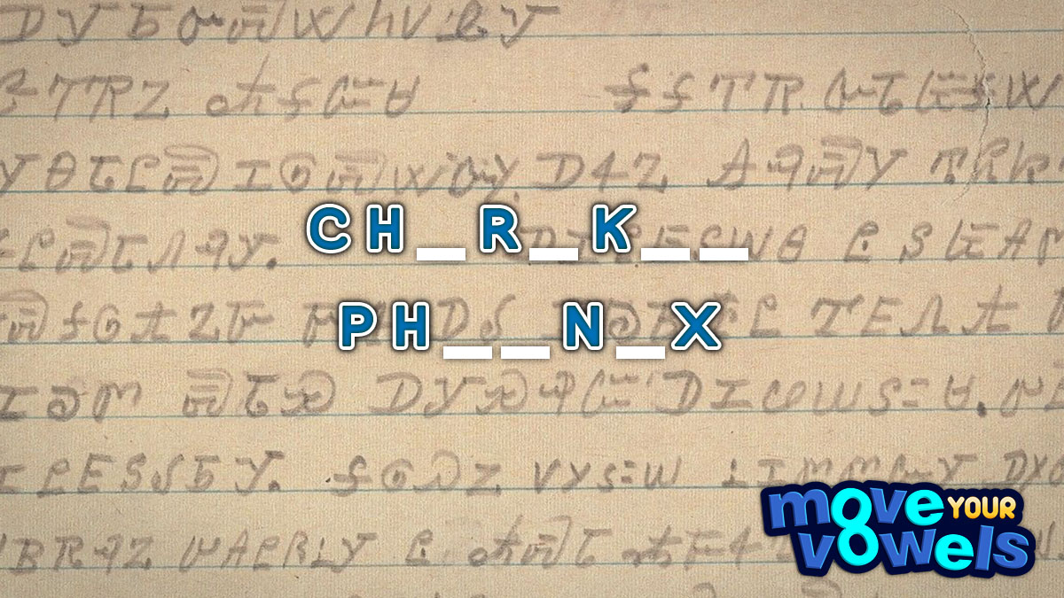 Move Your Vowels Mini