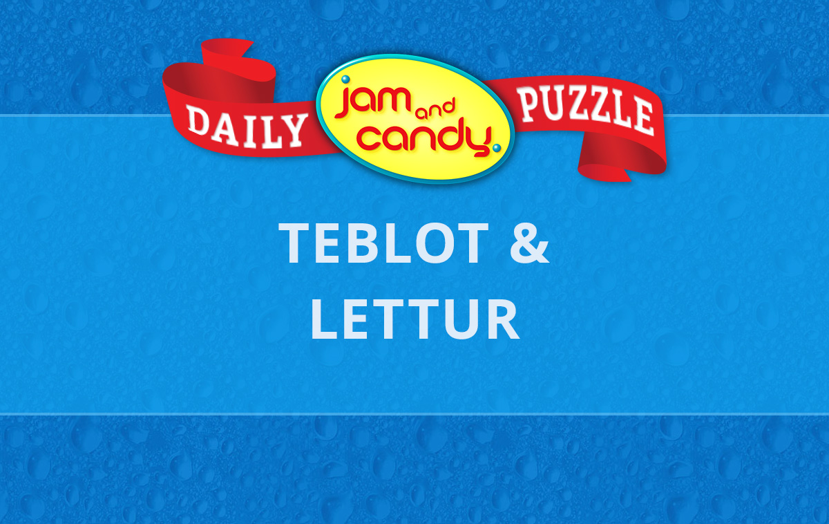 Jam and Candy Daily Scrambled Word Puzzle 230404
