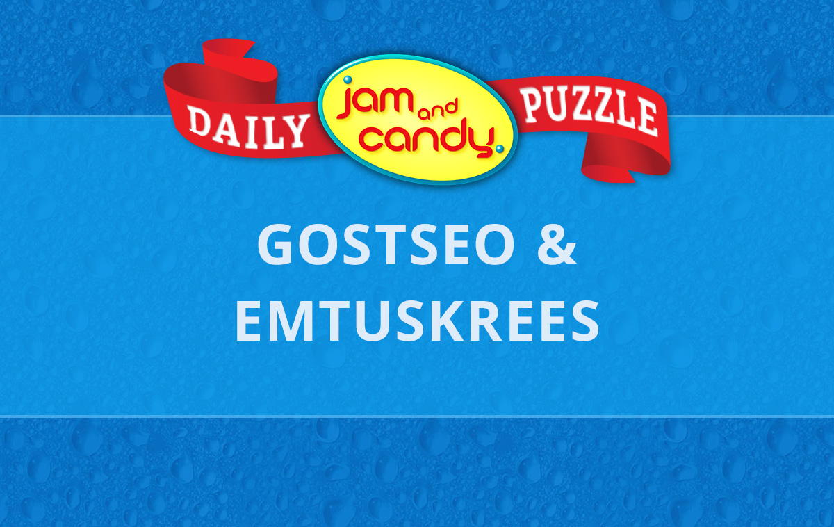 Jam and Candy Daily Scrambled Word Puzzle 230618
