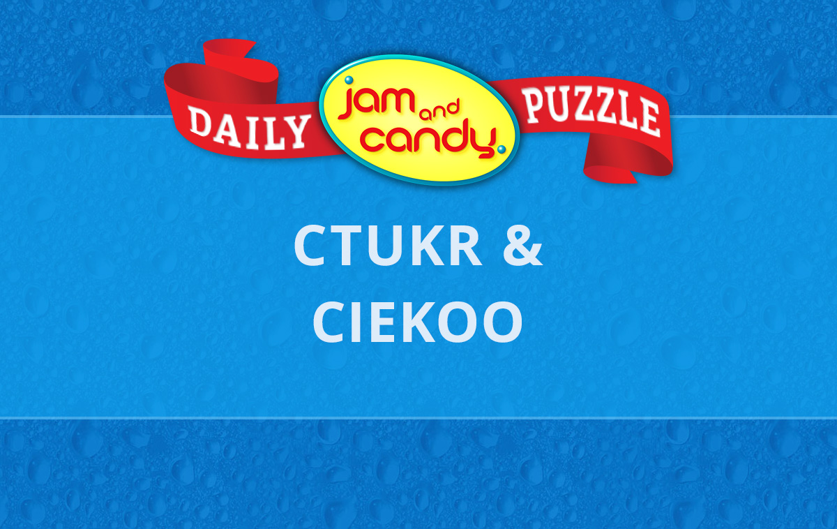 Jam and Candy Daily Scrambled Word Puzzle 230622