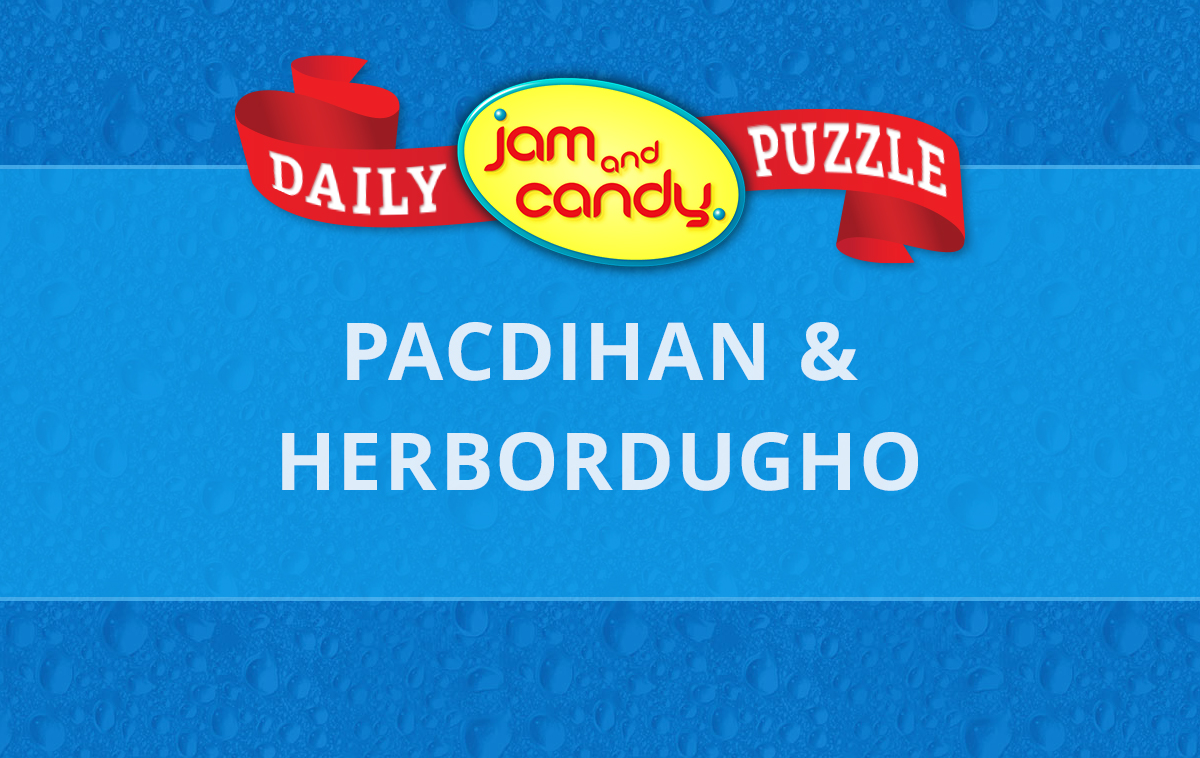 Jam and Candy Daily Scrambled Word Puzzle 230705