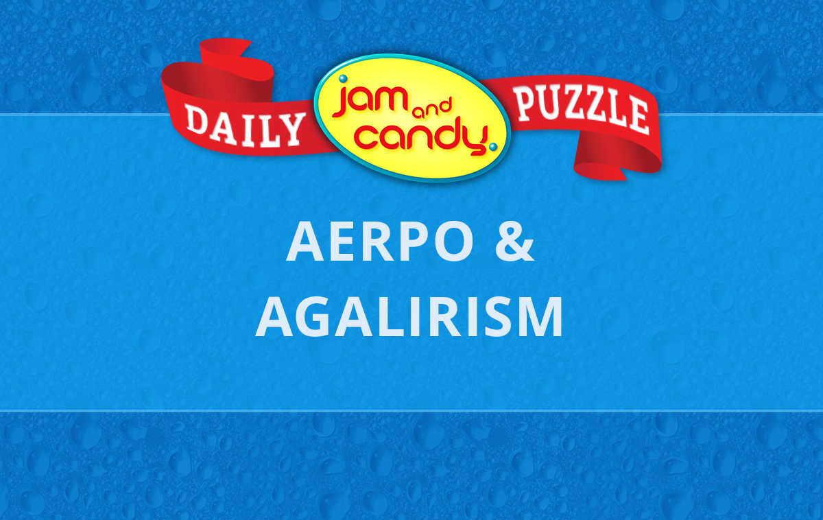 Jam and Candy Daily Scrambled Word Puzzle 230716
