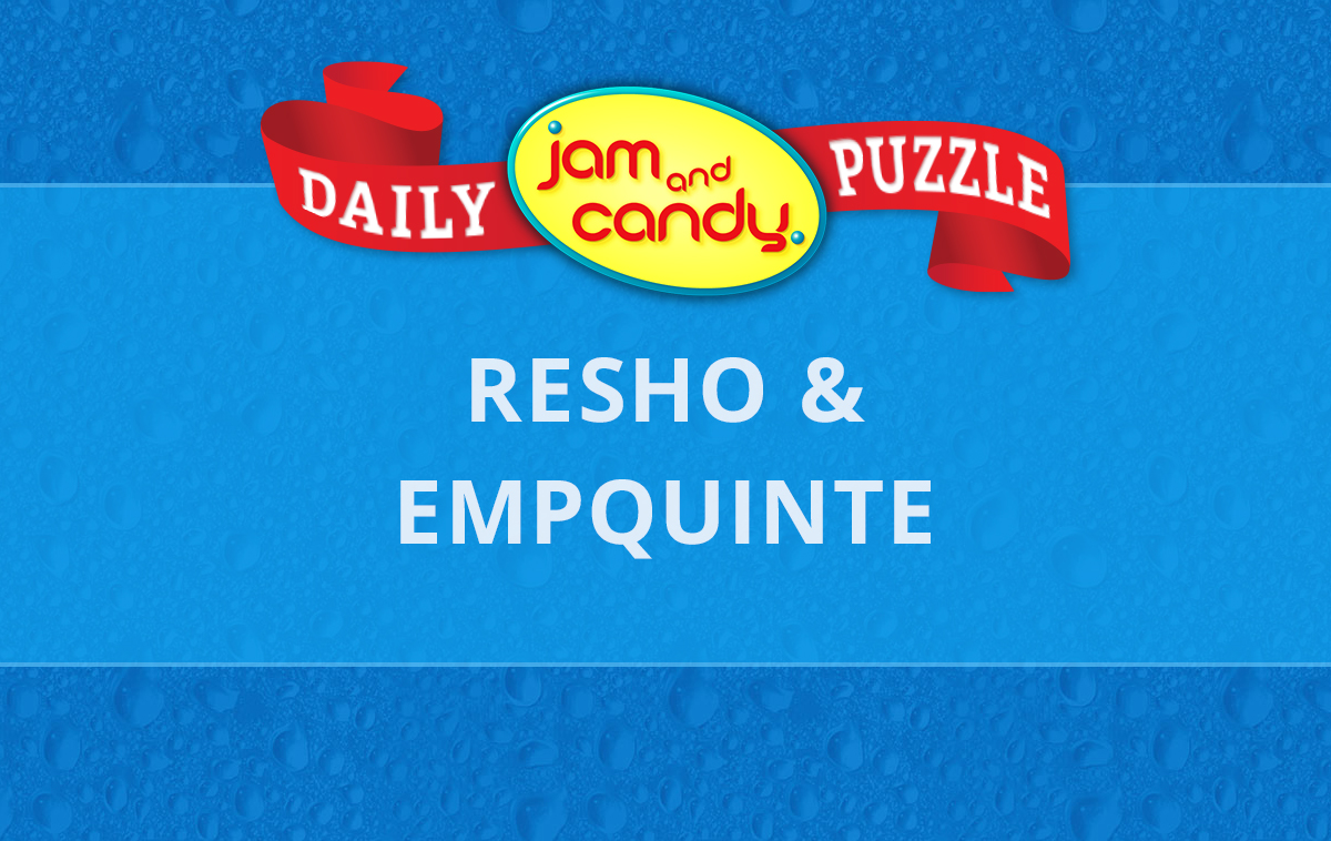 Jam and Candy Daily Scrambled Word Puzzle 230717