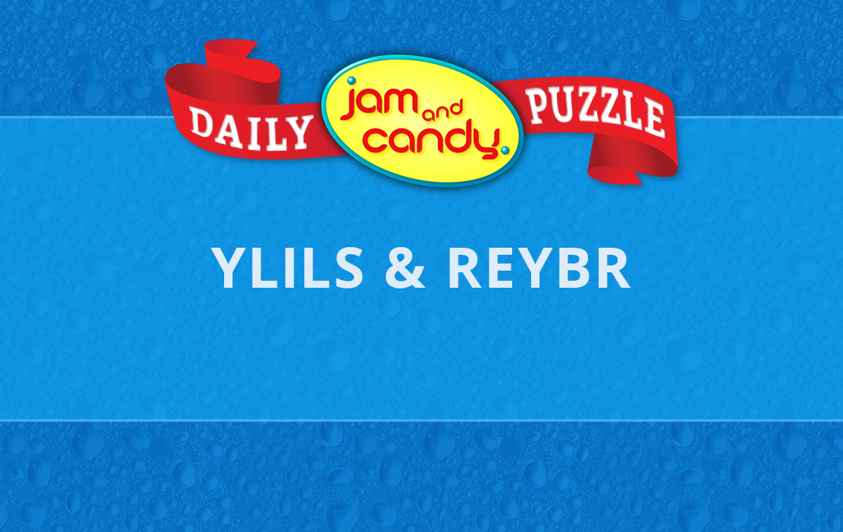 Jam and Candy Daily Scrambled Word Puzzle 230721