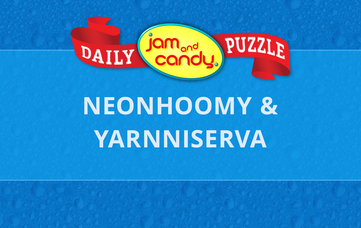 Jam and Candy Daily Scrambled Word Puzzle 230822