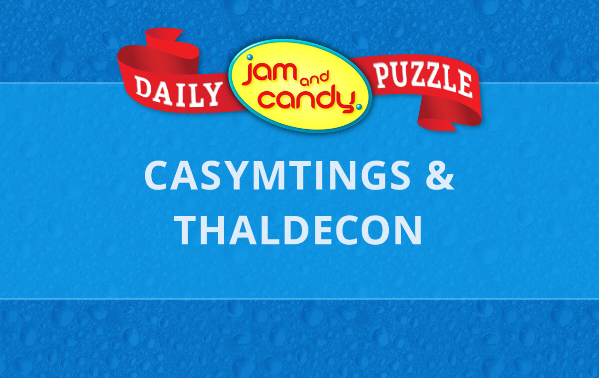 Jam and Candy Daily Scrambled Word Puzzle 230824