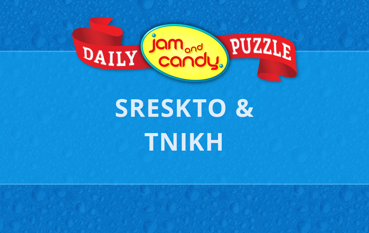 Jam and Candy Daily Scrambled Word Puzzle 230907