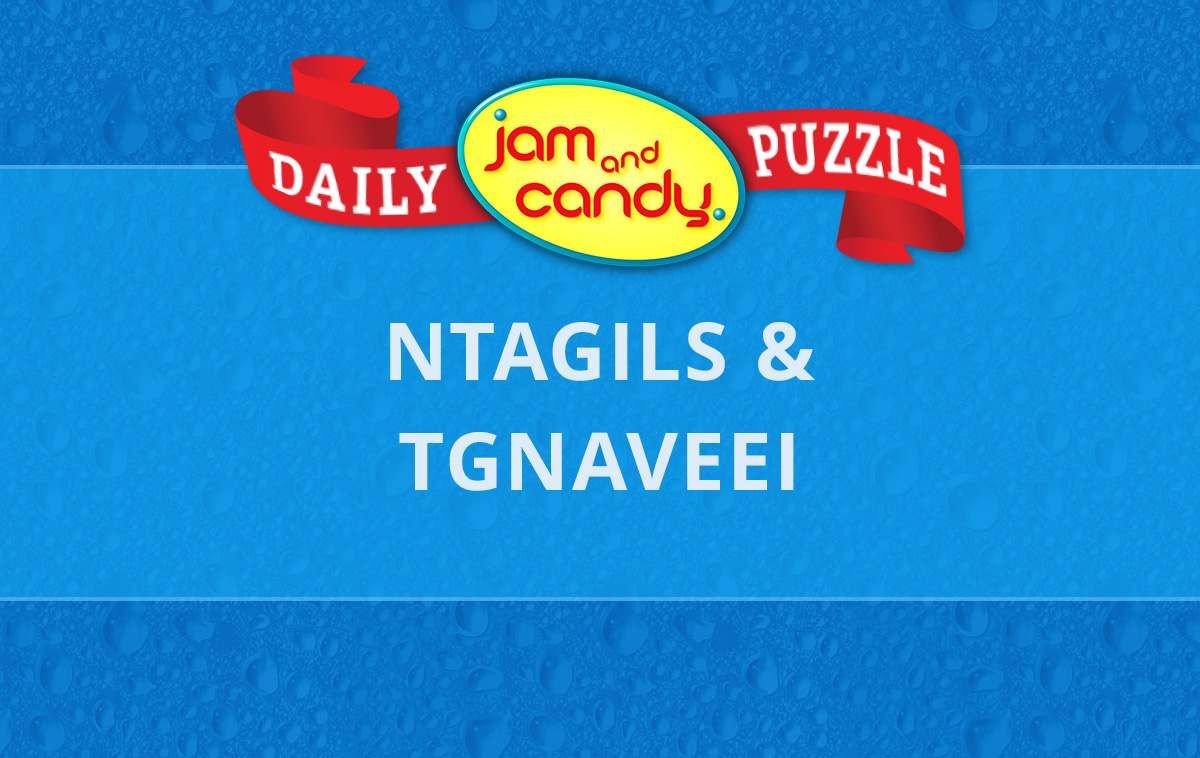 Jam and Candy Daily Scrambled Word Puzzle 230919