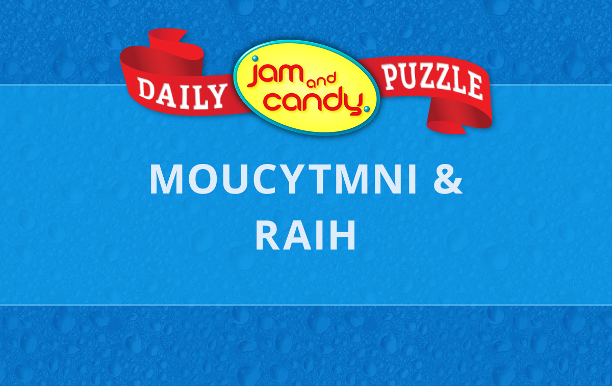 Jam and Candy Daily Scrambled Word Puzzle 230926