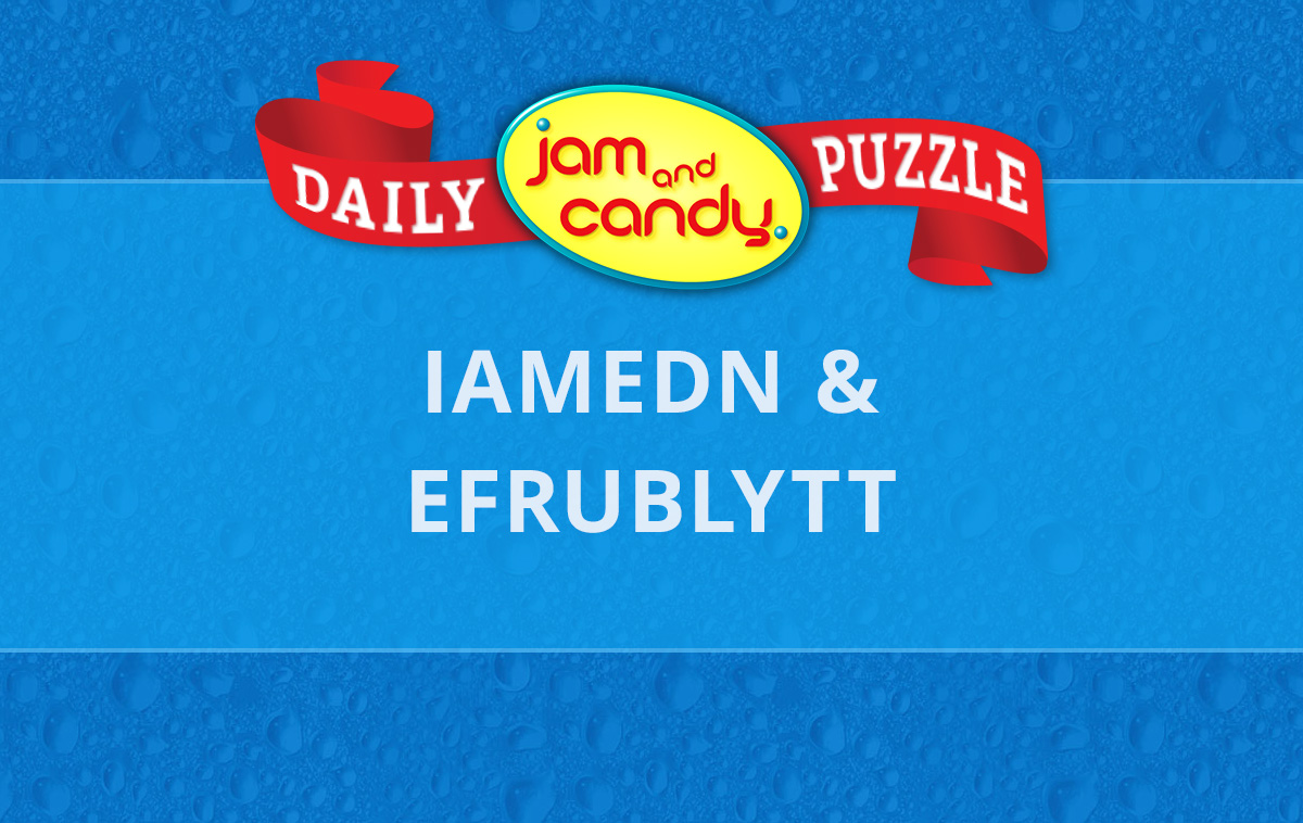 Jam and Candy Daily Scrambled Word Puzzle 230930