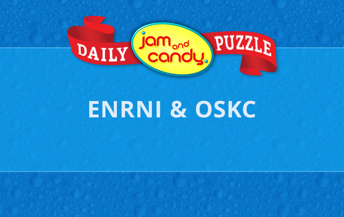 Jam and Candy Daily Scrambled Word Puzzle 231002