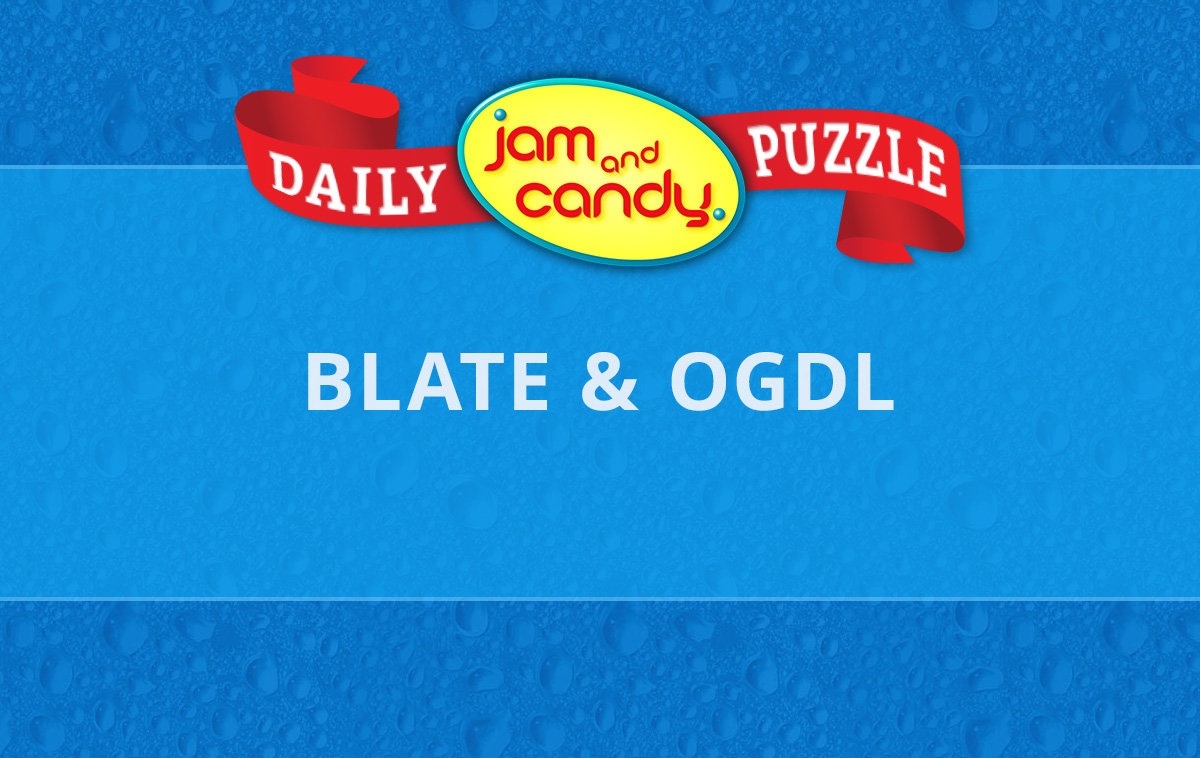 Jam and Candy Daily Scrambled Word Puzzle 231005